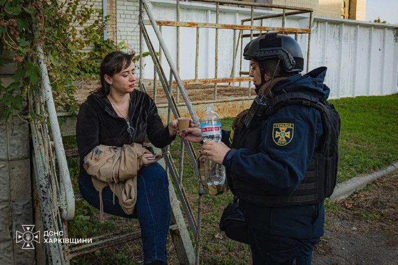 Помощь жительнице после удара