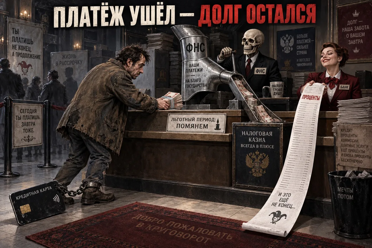 Платёж ушёл в ФНС, кредит остался: россияне жалуются на списания с кредиток